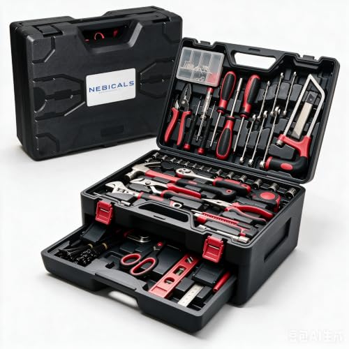 578 Pcs Hand Tool Set for Home Repair, Tool Kit & Tool box Storage Case with Drawer,Household Tool Kit, Auto Tool Set,Perfect for Homeowner & Renters,DIYers & Maintenance Workers