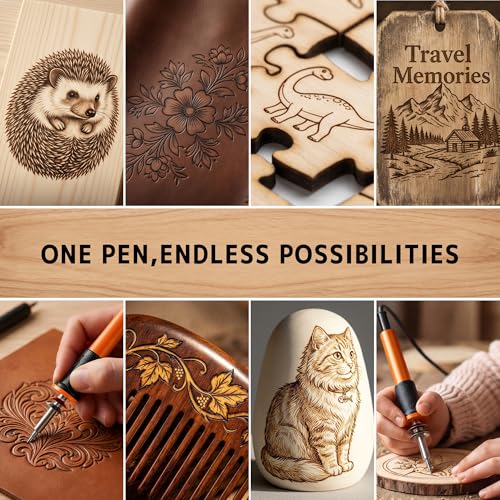 Wood Burning Kit for Adults Teens Beginners Easy to Use