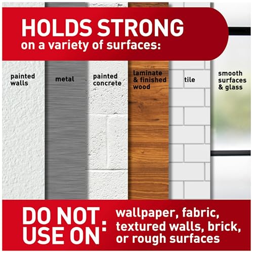 Command Large (15 lb) Picture Hanging Strips, 12 Pairs (24 Strips) - size: Large, style: 120 Pairs