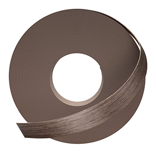 GSCIT Club Walnut Wood Tape Banding, 1/2 inch x 25ft Roll of Pre-glued Flexible Edge Banding for Cabinet Repair & Furniture - color: S-Walnut, size: 1/2"x 25ft