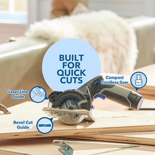 Dremel Blueprint 12V Bundle - Brushless Project Multi-Tool with Integrated Application Selector + Compact Circular Saw with Integrated Laser Guide