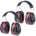3M PELTOR Hearing Protection Optime 105 Earmuffs, E-A-Rfit Compatible, Assembly, Sanding, Grinding - size: One Size, style: 2 Pack Oth