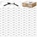80 PCS Clear Safety Glasses Bulk for Men Women ANSI Z87.1 Safety Goggles - color: Clear