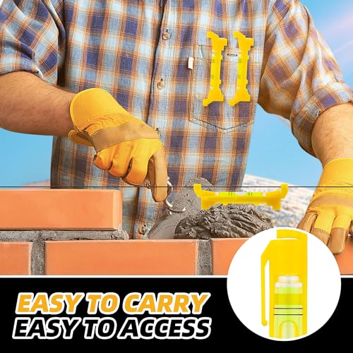 8 Pcs Hanging Bubble Line Level String Tools, Mini Spirit Level for Building Trades, Bricklaying, Tiling, Engineering, Surveying, Metalworking and Measuring - size: 8 PCS