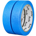 2 Pack Blue Painters Tape - Masking Tape 1 Inch Wide - Multi-Surface, Smart Adhesion, Indoor & Outdoor - 180FT Total - Paint Tape for DIY, Labeling, Art, Car, General Purpose (#3910) - color: Blue