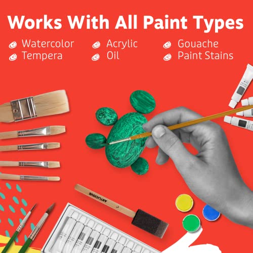 Artlicious Craft Paint Brushes Set for Kids, Acrylic Painting, 25 Pack - style: 25 Pack