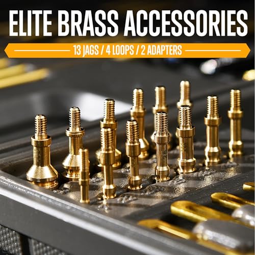 GLORYFIRE Elite Universal Gun Cleaning Kit with Reinforced Rods - size: 58PCS