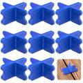 8 Pcs ABS Deck Spacer Tool, 4 Thicknesses Blue Deck Board Spacers - color: Blue-8