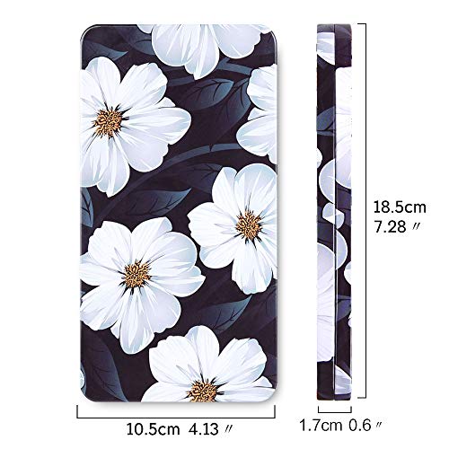 qianshan 40Pcs Empty Half Pans Watercolor Tin Palette with Magnetic Stripe - color: Flower