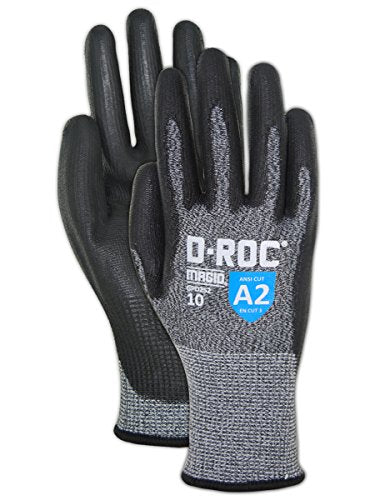 Magid GPD252 A2 Cut Gloves, Polyurethane Palm, 24 Pairs, Size 6/XS - size: 6/XS, style: 24 Pair