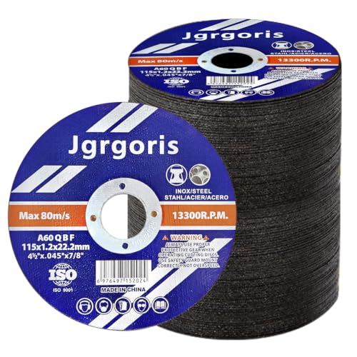 4 1/2 Cut Off Wheels,150 Pack Angle Grinder Cutting Wheel, 7/8" Arbor, DIY