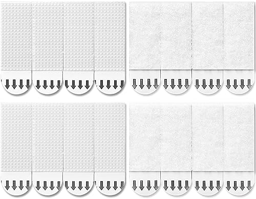 Small Picture Hanging Strips Heavy Duty,40-Pairs(80 Strips) Sticky Picture Hangers for Walls Hanging Without Nail,Damage Free No Nails Refill Adhesive Poster Frame Mounting - size: Small-40Pairs