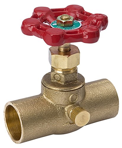 B and K Industries 105-603NL 1/2" C X C Stop & Waste Valve