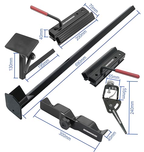 BG-GRIND4 4PCS Set Complete Grinding Jig System for Wood Chisels, Grind Sharpening System to Sharpen Lathe Turning Tools, Chisels, Skews, Bowl Spindle Gouges etc. - color: Bg-grind4