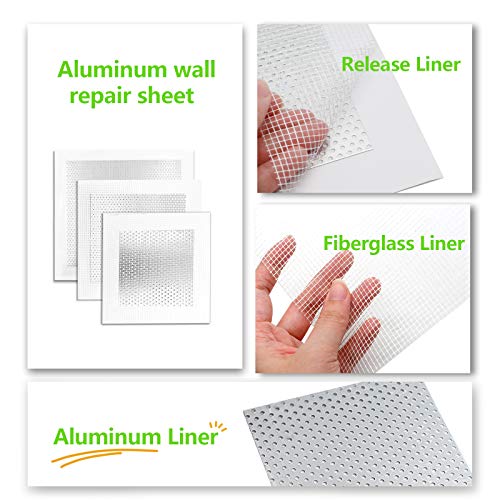 12pcs 4/6/8 Inch Drywall Repair Patch - size: 4", 6", 8", 12 PCS