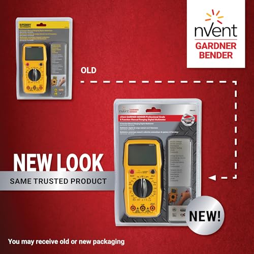 Sperry Instruments DM6410 8 Function Digital Multimeter, Yellow