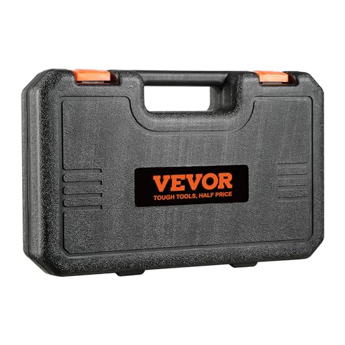 VEVOR 1/2" Drive Impact Socket Set, 23 Piece Socket Set SAE （7/16" -1"）& Metric （13-24mm）6 Point Cr-V Alloy Steel for Auto Repair with Ratchet Handle Rugged Construction Storage Case - size: 1/2" 23 PCS