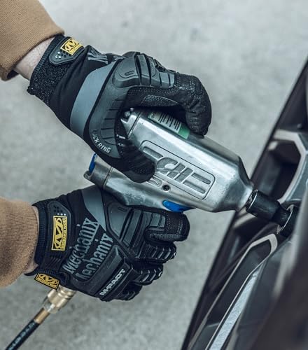 Mechanix Wear M-Pact Touchscreen Work Gloves, Large, Black - color: Black/Grey, size: Large