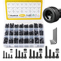 KADRICK 860PCS Metric Screws Assortment Kit,M6 M5 M4 M3 Hex Socket Head Cap - size: M3-M6 860Pcs