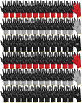 Maxcheck PU Coated Work Gloves Bulk Pack - color: Red, Gray, Black, size: Medium