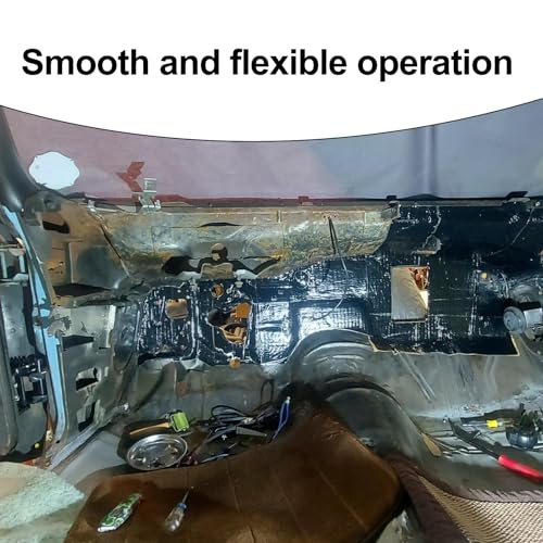 Heran Bearings Equipped Automotive Car Audio Sound Deadening Application Wheel Roller, Heat Abatement Mat Wallpaper PU Smoothing Tool Seam Rollers, Easy to Use