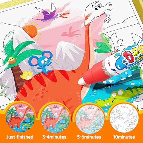 Timetome Water Painting Books for Kids Ages 3-6