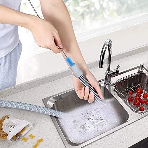 CPAP Tube Cleaning Brush - Flexible Stainless (6 Feet) Plus Handy Brush (10 Inches) fits Standard 22mm Diameter Tubing
