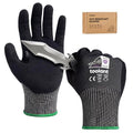 toolant A6/A9 ANSI & EN388 Certified Metal Q ComfyCut Cut Resistant Gloves - color: Black, size: Small