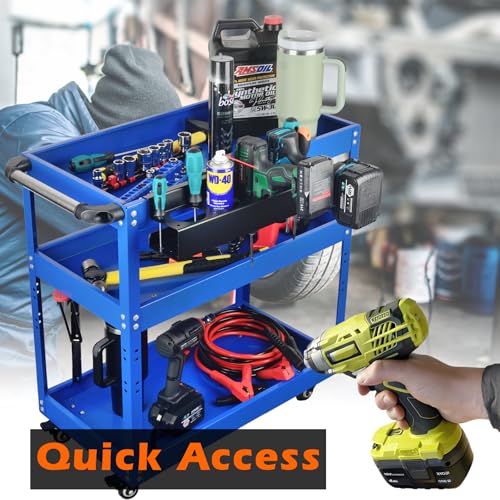 MUTUACTOR Heavy Duty Tools Organizer,Magnetic Mount Power Drill Driver Holder,Anti-slip Strong Magnetic Tools Holder Storage Rack for Impact Drivers Wrench,1PCS,Black - style: Black Impact Driver Holder