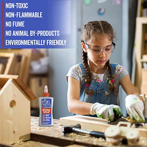 Multi-Surface Non-Toxic Adhesive Glue. Bonds Most Anything ! Glue Gallon for Wood Glue or Crafts Fabric Glass Mosaic Carpet Ceramic Tile Cement Metal Stone & More. 101 oz - 3L - 2Pack - size: 101 Fl. Oz - 2 Pack