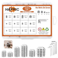 101-Pcs Metric Set Screw Assortment Kit, 304 Stainless Steel, M3-M8 - color: Silver-Metric-101 Pcs