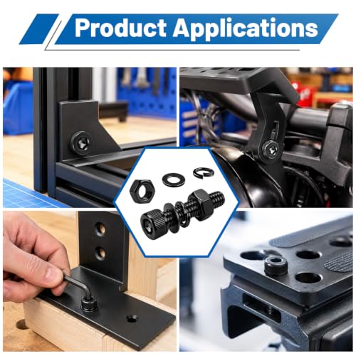 1320PCS M3 Socket Head Screws Nut and Washer Assortment Kit 12.9 Steel - size: G12.9 M3 1320PCS