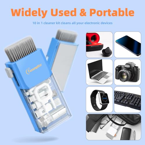 Keyboard Cleaning Kit, All-in-One Laptop & Computer Screen Cleaner, SkyBlue - color: SkyBlue
