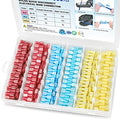 TICONN 800 Pcs Nylon Spade Connector Kit, Insulated Crimp Wire Connectors - style: Combo 800Pcs