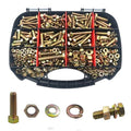 778PCS High-Strength Bolt, Nut and Washer Assortment Kit - size: 778pcs M6 M8 M10
