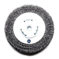 Benchmark Abrasives 6 inch Crimped Bench Grinder Wire Wheel Brush for Bench Grinder, Steel Wire 5/8" Arbor, Rust Removal