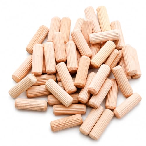 48Pcs 10mm x 30mm / 2/5 Inch x 1.18 Inch Wooden Dowel Pin - size: 10 x 30mm
