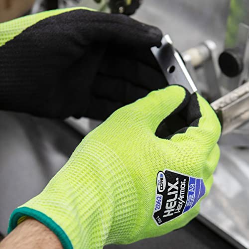 HexArmor Cut-Resistant Puncture-Resistant Nitrile Palm Knit Work Gloves | Helix 2062 - size: Medium (Pack of 1)