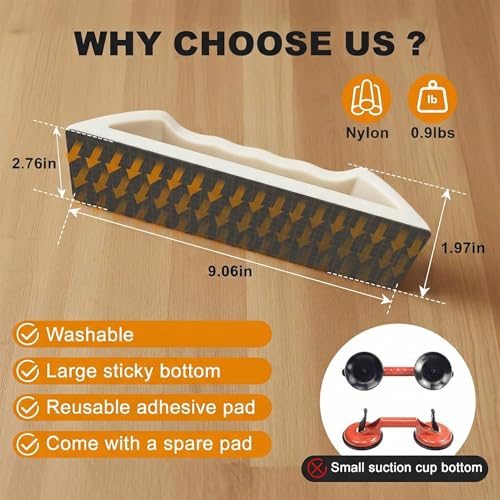 Floor Gap Fixer Tool Kit – Heavy-Duty Plank Grabber & Washable Adhesive Pad for Laminate, Vinyl, and Hardwood Flooring Repair (Only Plank Grabber) - style: Only Plank Grabber