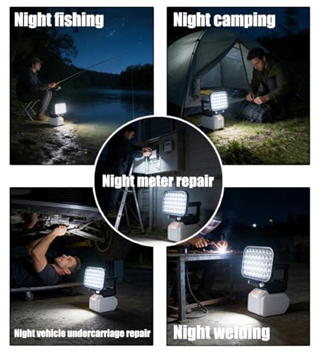 35W 9000LM Cordless LED Work Light (Battery Not Included)