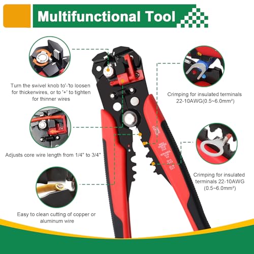 2066PCS Ultimate All-in-One Heat Shrink Solder Seal Wire Connectors Kit: Waterproof Solder Stick Butt Connectors, Heat Gun & Wire Stripper for Automotive, Marine & Electrical Projects Automotive - size: 2066PCS