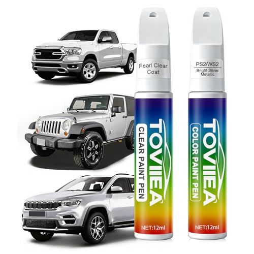 Bright Silver Metallic(PS2/WS2) Touch Up Paint for JEEP - color: (PS2/WS2)Bright Silver Metallic for Cherokee/Commander/Compass/Grand-Cherokee/Liberty/Patriot