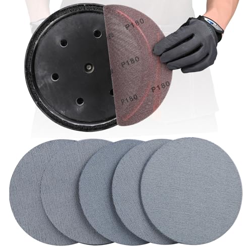 25 Pcs 9 Inch Ceramic Mesh Sanding Disc for Drywall Sander 180 Grit - style: 180Grit
