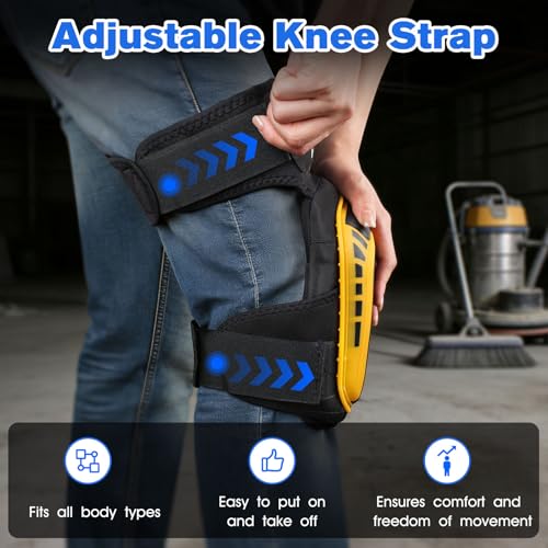RO6G Knee Pads for Work, Construction Knee Pads for Men
