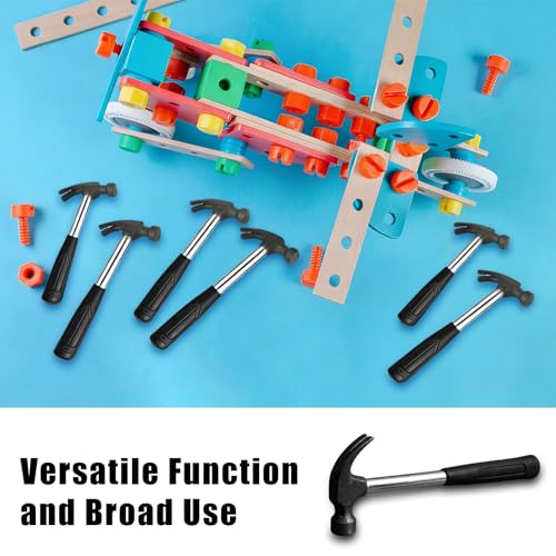 44 Pcs Claw Hammer Bulk with Soft Rubber Handle Multifunction Mini Sledge Lightweight Camping Tools Small Stubby Hammers for Kids Home Jewelry Making Woodworking Craft DIY