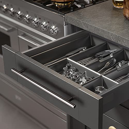 Probrico 5 Pack|Brushed Nickel T Bar Cabinet Pulls Stainless Steel Kitchen Cabinet Drawer Handles, 6-1/3 inch Hole Centers, Euro T Bar Pulls - color: Brushed Nickel, size: hole center 6-3/10"
