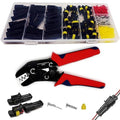 20 Kit 2 Pin Connector Automotive Waterproof 2 Wire Connector with Crimper - color: 2pin/20kit With Crimper