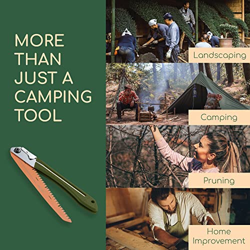 LAGOM Folding Pruning Saw | 11.4" Straight Blade | SK5 Steel | Secure Lock - style: Straight 11.4" Single
