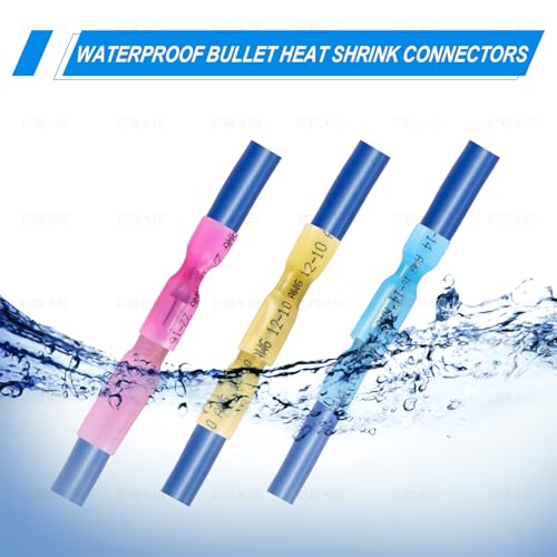 320PCS Heat Shrink Bullet Connectors, Male Female
