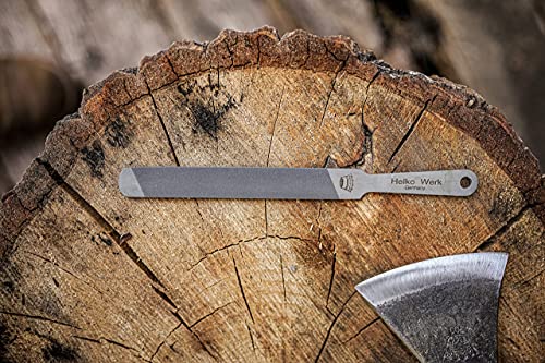1844 Helko Werk Germany Dual Sided Axe Sharpening Compact & Heavy File Set - size: Compact File #22101 + Heavy File #22102 Set